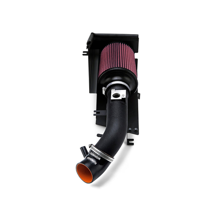 Mishimoto 06-11 Honda Civic Si Performance Air Intake w/ Heat Shield - Wrinkle Black - Bull Strap