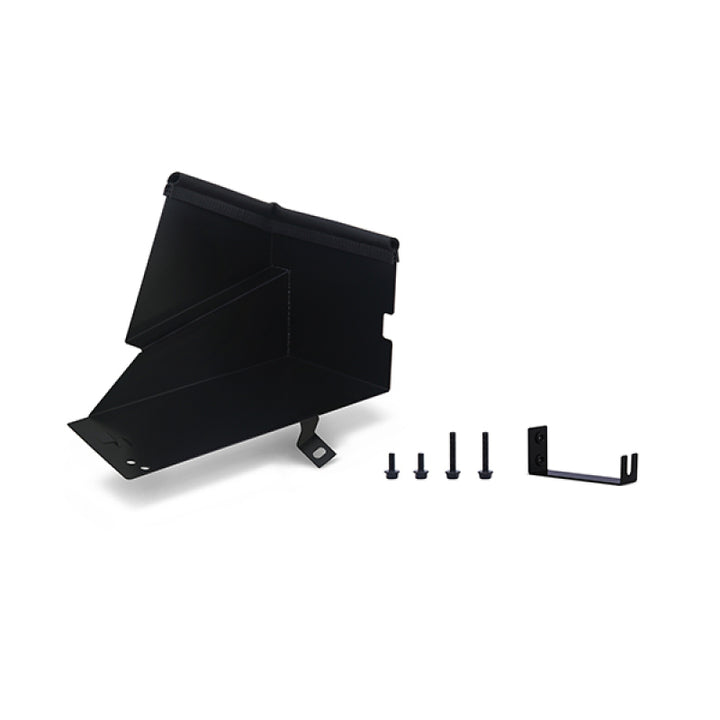 Mishimoto 06-11 Honda Civic Si Performance Air Intake w/ Heat Shield - Wrinkle Black - Bull Strap