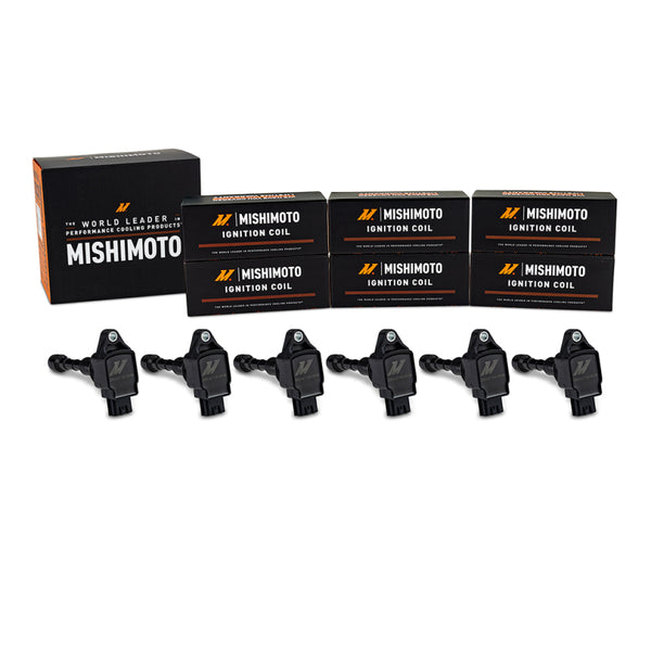Mishimoto 07-09 Nissan 350Z 3.5L Ignition Coil - 6-Pack - Bull Strap