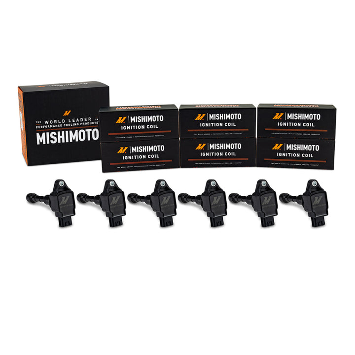 Mishimoto 07-09 Nissan 350Z 3.5L Ignition Coil - 6-Pack - Bull Strap