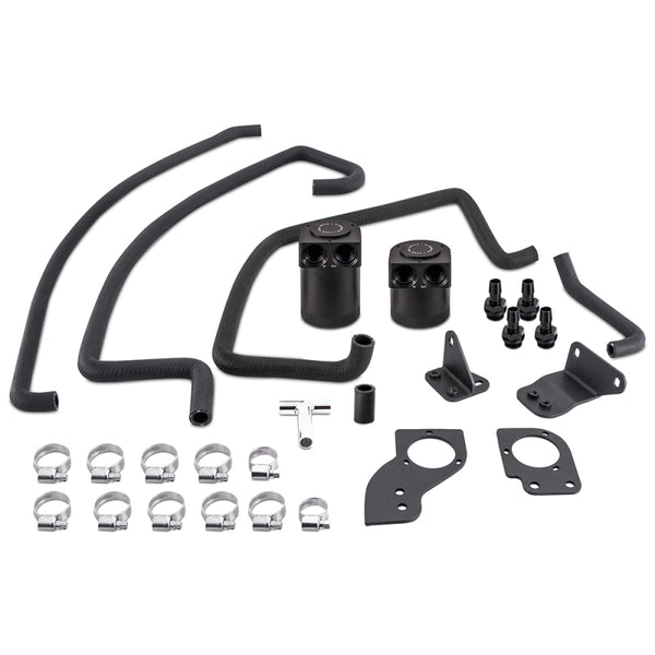 Mishimoto 07-09 Nissan 350Z PCV-Side Catch Can Kit - Bull Strap