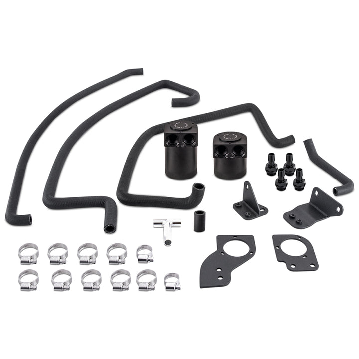 Mishimoto 07-09 Nissan 350Z PCV-Side Catch Can Kit - Bull Strap