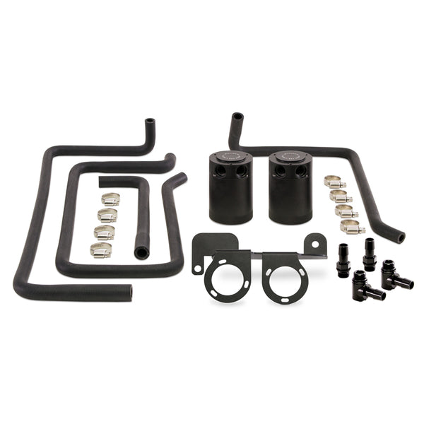 Mishimoto 07-13 Infiniti G37 Baffled Oil Catch Can Kit - Bull Strap
