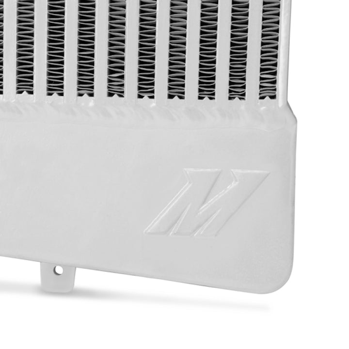 Mishimoto 08-10 Ford 6.4L Powerstroke Intercooler (Silver) - Bull Strap
