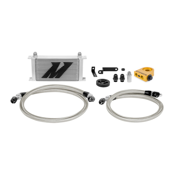 Mishimoto 08-14 Subaru WRX Thermostatic Oil Cooler Kit - Bull Strap