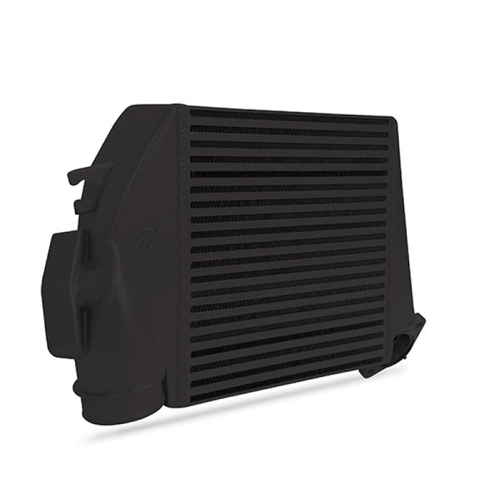 Mishimoto 08-14 Subaru WRX Top-Mount Intercooler Kit - Powder Coated Black & Black Hoses - Bull Strap