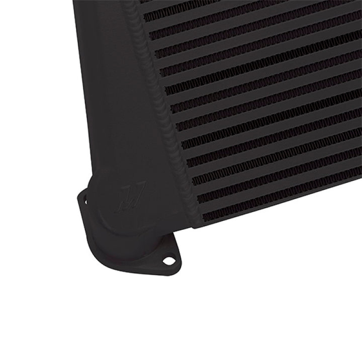 Mishimoto 08-14 Subaru WRX Top-Mount Intercooler Kit - Powder Coated Black & Black Hoses - Bull Strap