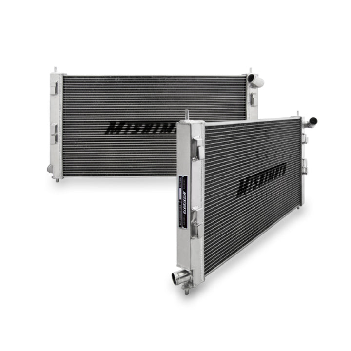 Mishimoto 08+ Mitsubishi Lancer Evo X / 8+ Lancer Ralliart Manual Aluminum Radiator - Bull Strap