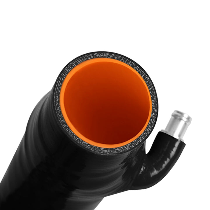 Mishimoto 08 Subaru WRX Black Silicone Induction Hose - Bull Strap