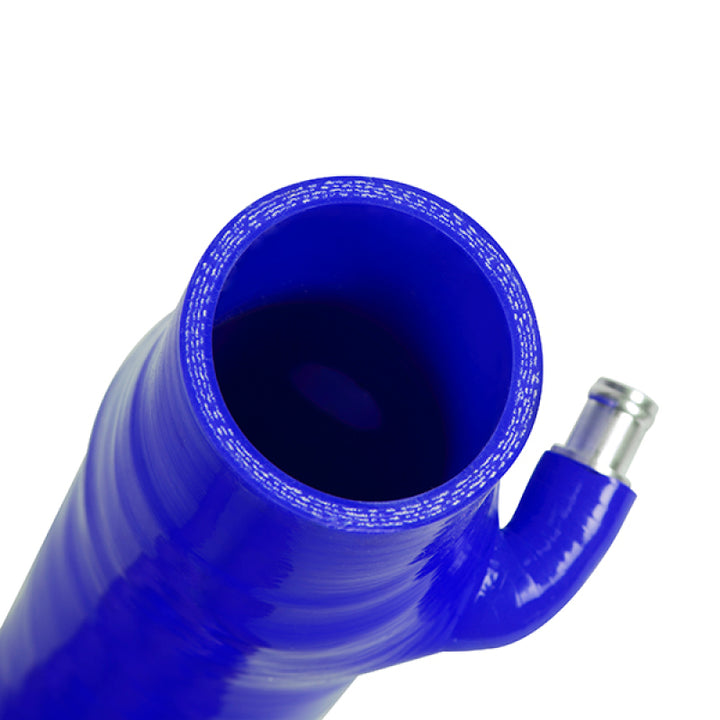 Mishimoto 08 Subaru WRX Blue Silicone Induction Hose - Bull Strap