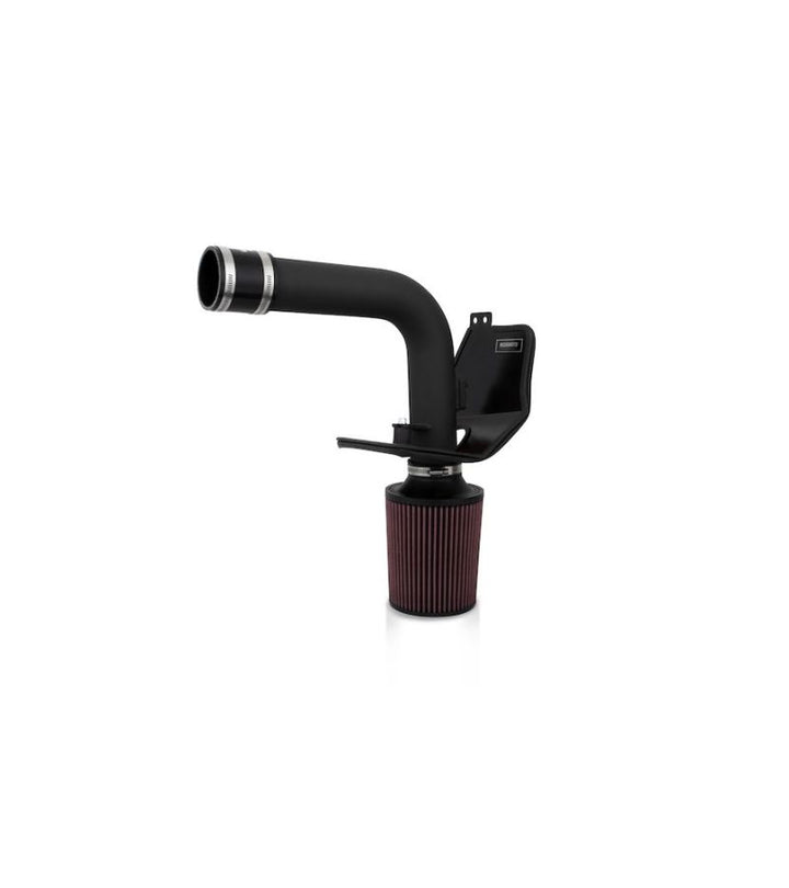 Mishimoto 08+ Subaru WRX/STi Performance Cold Air Intake Kit - Wrinkle Black - Bull Strap