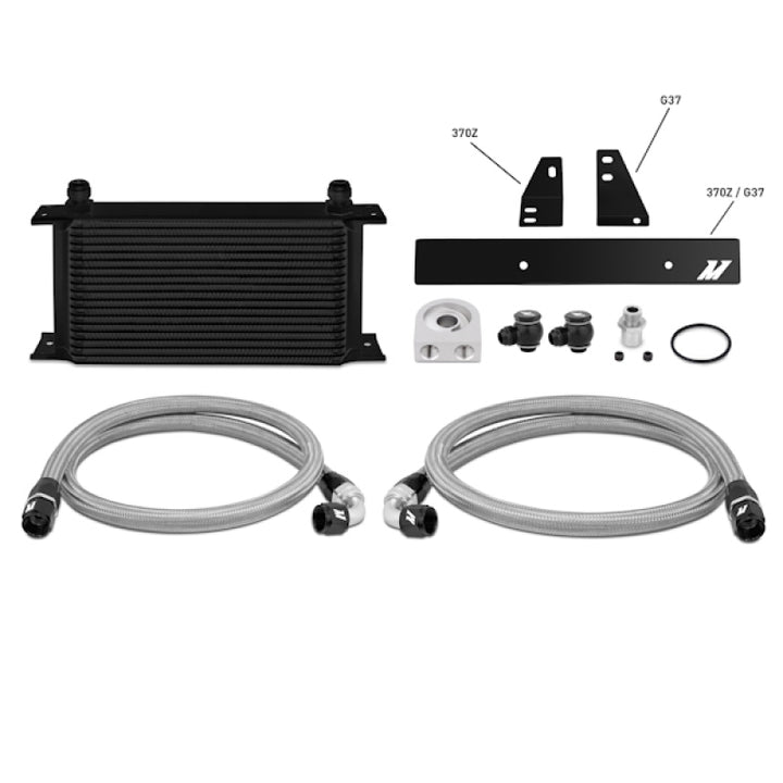 Mishimoto 09+ Nissan 370Z / 08+ Infiniti G37 (Coupe Only) Oil Cooler Kit - Bull Strap
