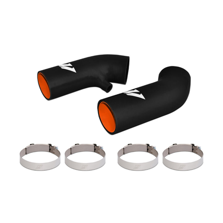 Mishimoto 09+ Nissan 370Z Black Silicone Air Intake Hose Kit - Bull Strap