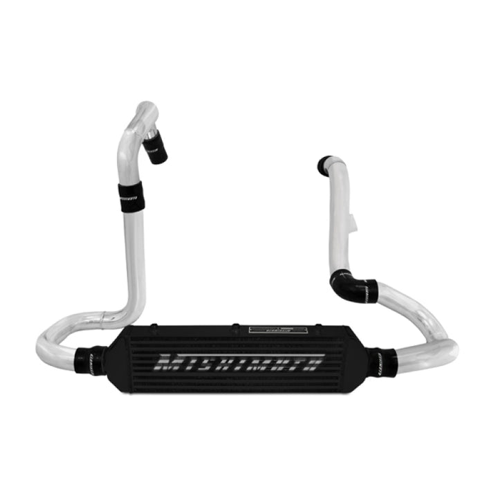 Mishimoto 10-11 Hyundai Genesis Coupe Black Aluminum Intercooler Kit - Bull Strap