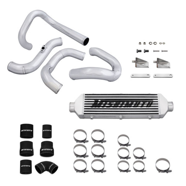 Mishimoto 10-11 Hyundai Genesis Coupe Silver Aluminum Intercooler Kit - Bull Strap