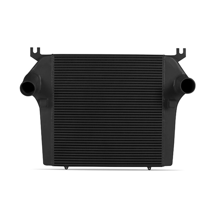 Mishimoto 10-12 Dodge 6.7L Cummins Intercooler Kit (Black) - Bull Strap