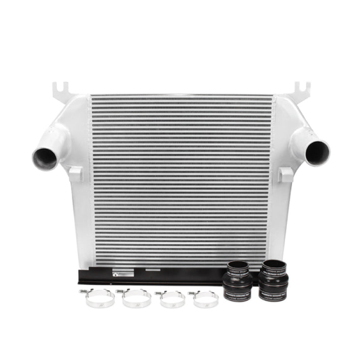 Mishimoto 10-12 Dodge 6.7L Cummins Intercooler (Silver) - Bull Strap