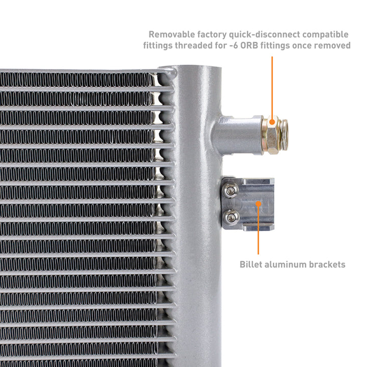 Mishimoto 10-12 Ram 2500/3500 6.7L Cummins Transmission Cooler - Bull Strap