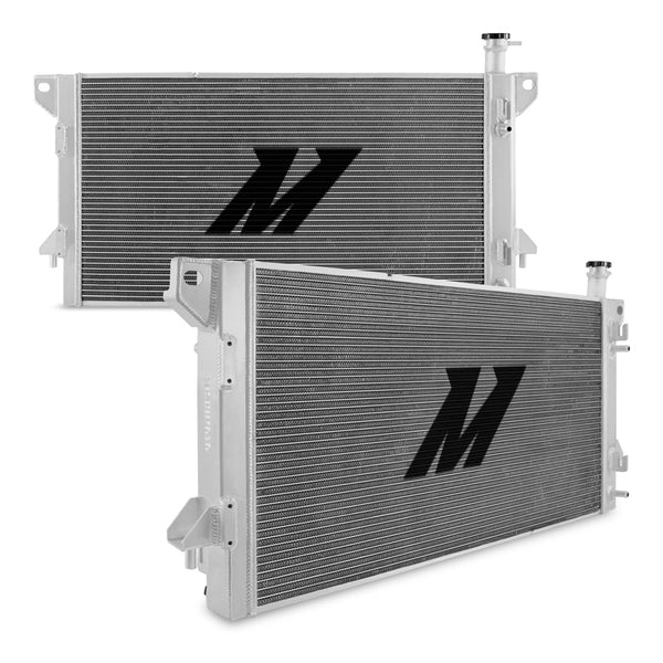 Mishimoto 10-14 Ford Raptor 6.2L V8 Performance Aluminum Radiator - Bull Strap