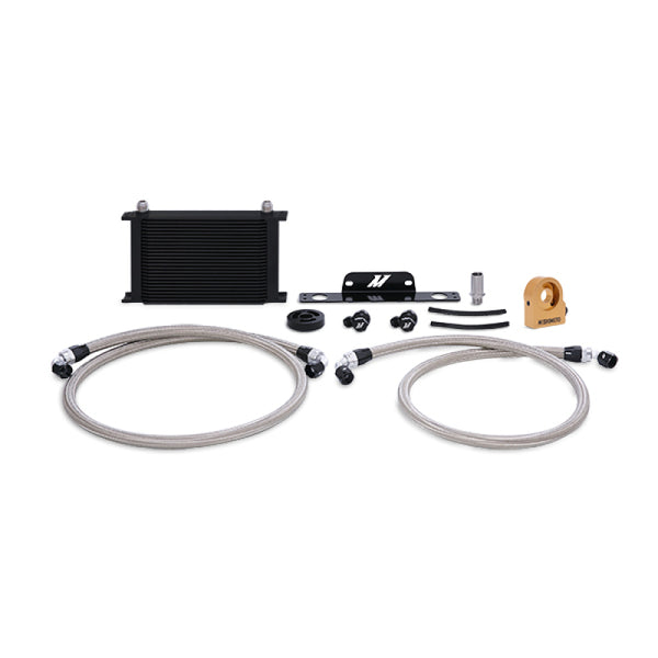 Mishimoto 10-15 Chevrolet Camaro SS Thermostatic Oil Cooler Kit - Black - Bull Strap