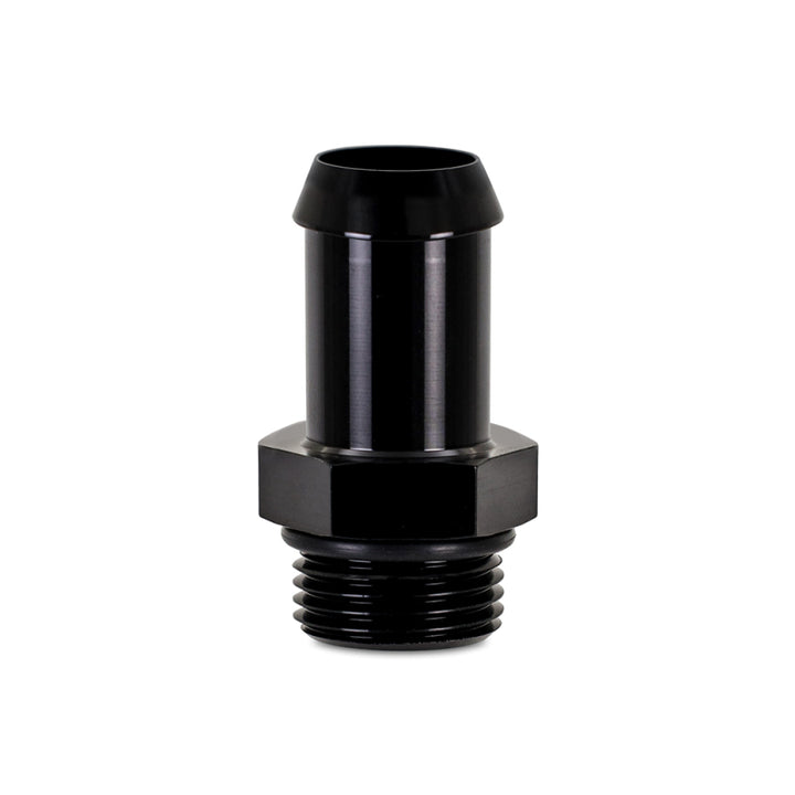Mishimoto -10 ORB to 3/4in Hose Barb Aluminum Fitting - Black - Bull Strap
