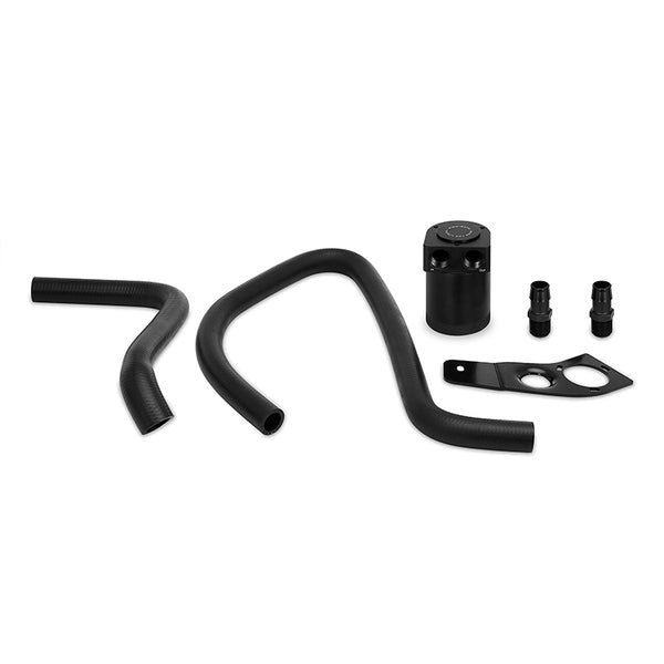Mishimoto 11-13 BMW 335i/335ix/135i Baffled Oil Catch Can Kit - Black - Bull Strap