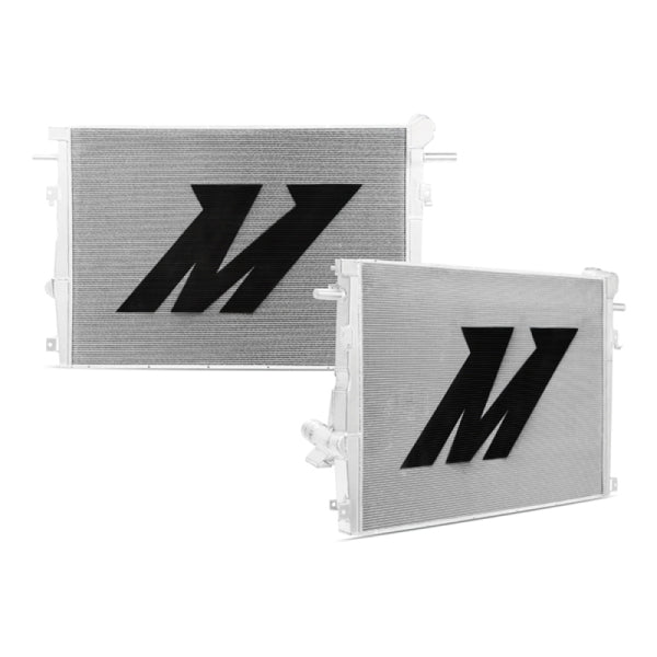Mishimoto 11-16 Ford 6.7L Powerstroke Aluminum Primary Radiator - Bull Strap