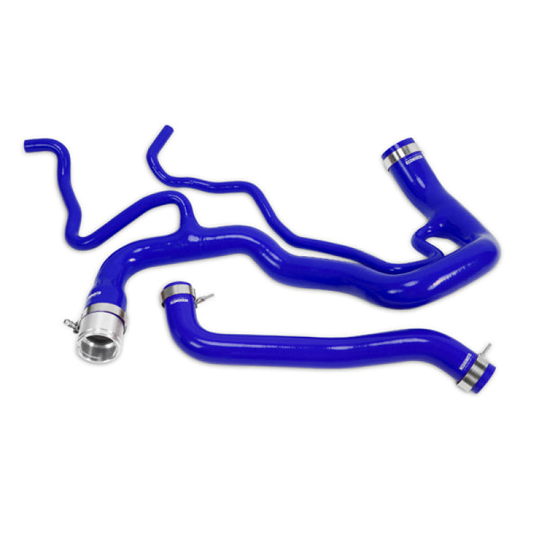 Mishimoto 11+ Chevrolet Duramax 6.6L Blue Silicone Coolant Hose Kit - Bull Strap