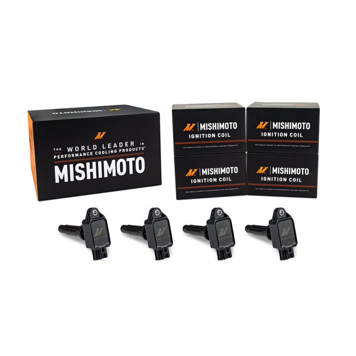 Mishimoto 12-14 Mazda 3 I4 Ignition Coil - 4-Pack - Bull Strap