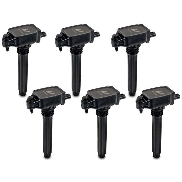 Mishimoto 12-18 Jeep Wrangler 3.6L Six Cylinder Ignition Coil Set - Bull Strap