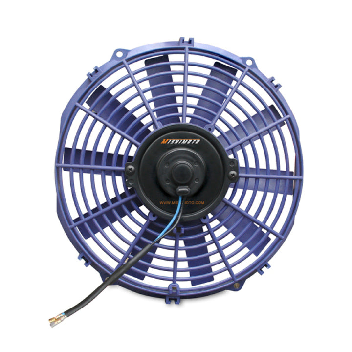 Mishimoto 12 Inch Blue Electric Fan 12V - Bull Strap