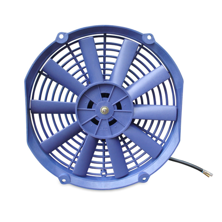 Mishimoto 12 Inch Blue Electric Fan 12V - Bull Strap