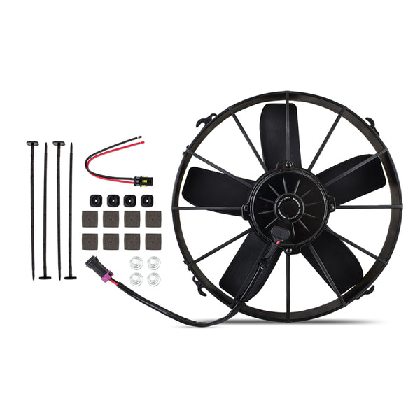 Mishimoto 12 Inch Race Line High-Flow Electric Fan - Bull Strap
