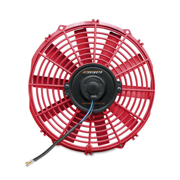 Mishimoto 12 Inch Red Electric Fan 12V - Bull Strap