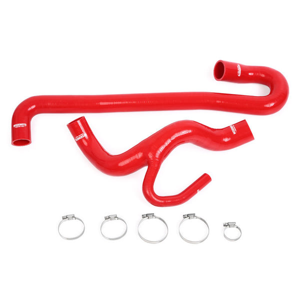 Mishimoto 12+ Jeep Grand Cherokee SRT8 6.4L V8 Red Silicone Radiator Hose Kit - Bull Strap