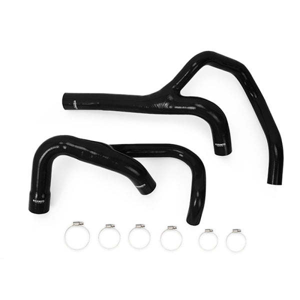 Mishimoto 13-14 Dodge Ram 6.7L Cummins Silicone Radiator Hose Kit Black - Bull Strap