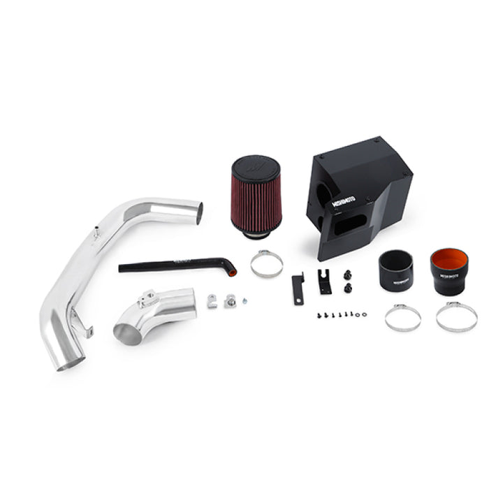 Mishimoto 13-16 Ford Focus ST 2.0L Performance Air Intake Kit - Polished - Bull Strap