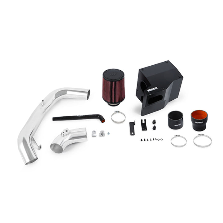 Mishimoto 13-16 Ford Focus ST 2.0L Performance Air Intake Kit - Polished - Bull Strap