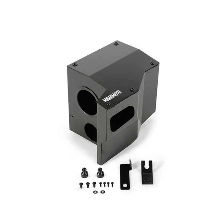 Mishimoto 13-16 Ford Focus ST 2.0L Performance Air Intake Kit - Wrinkle Black - Bull Strap