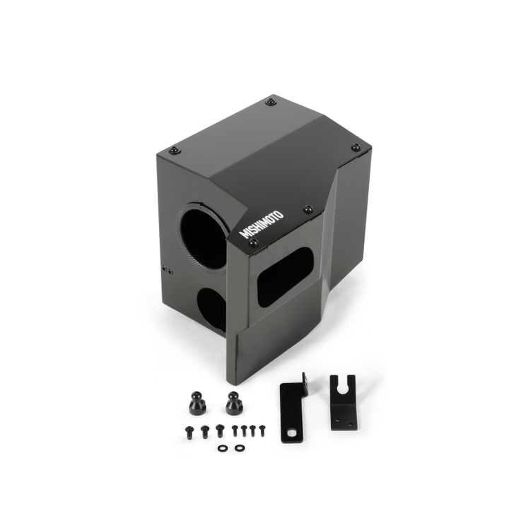 Mishimoto 13-16 Ford Focus ST 2.0L Performance Air Intake Kit - Wrinkle Black - Bull Strap