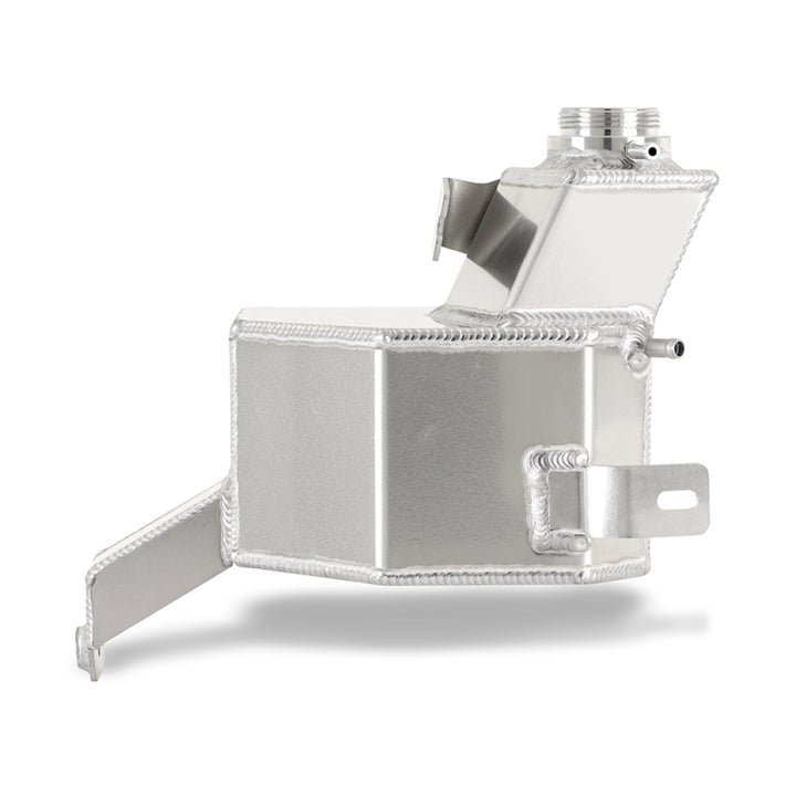 Mishimoto 13-2018 Ram 6.7L Cummins Aluminum Degas Tank - Natural - Bull Strap