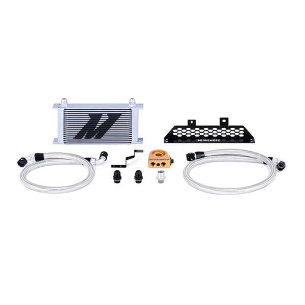 Mishimoto 13+ Ford Focus ST Thermostatic Oil Cooler Kit - Silver - Bull Strap