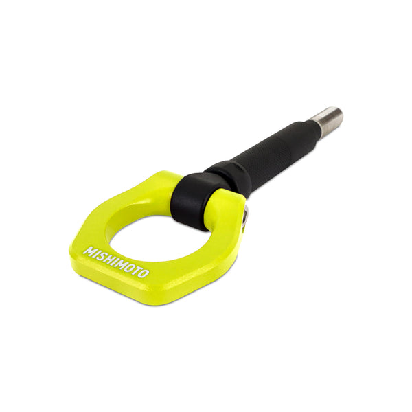 Mishimoto 13+ Subaru BRZ/FRS/86 / 18+ Subaru WRX Neon Yellow Racing Front Tow Hook - Bull Strap
