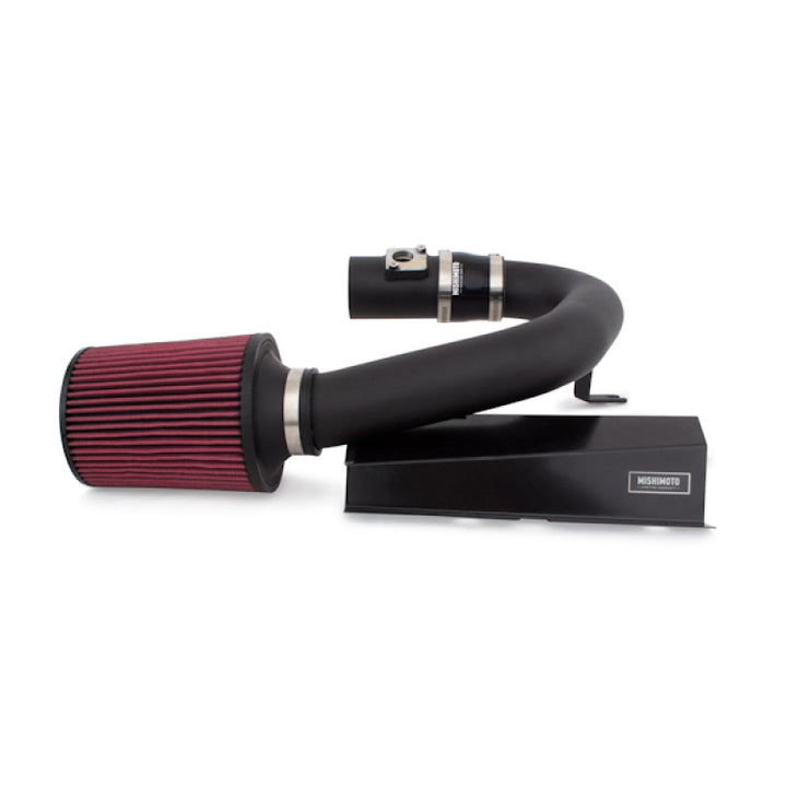 Mishimoto 13+ Subaru BRZ/Scion FR-S Performance Cold Air Intake Kit - Wrinkle Black - Bull Strap