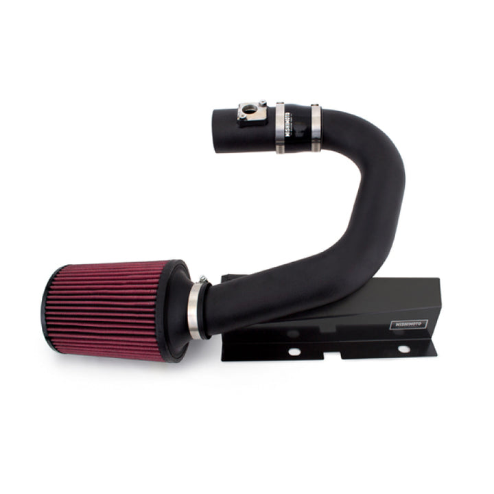 Mishimoto 13+ Subaru BRZ/Scion FR-S Performance Cold Air Intake Kit - Wrinkle Black - Bull Strap