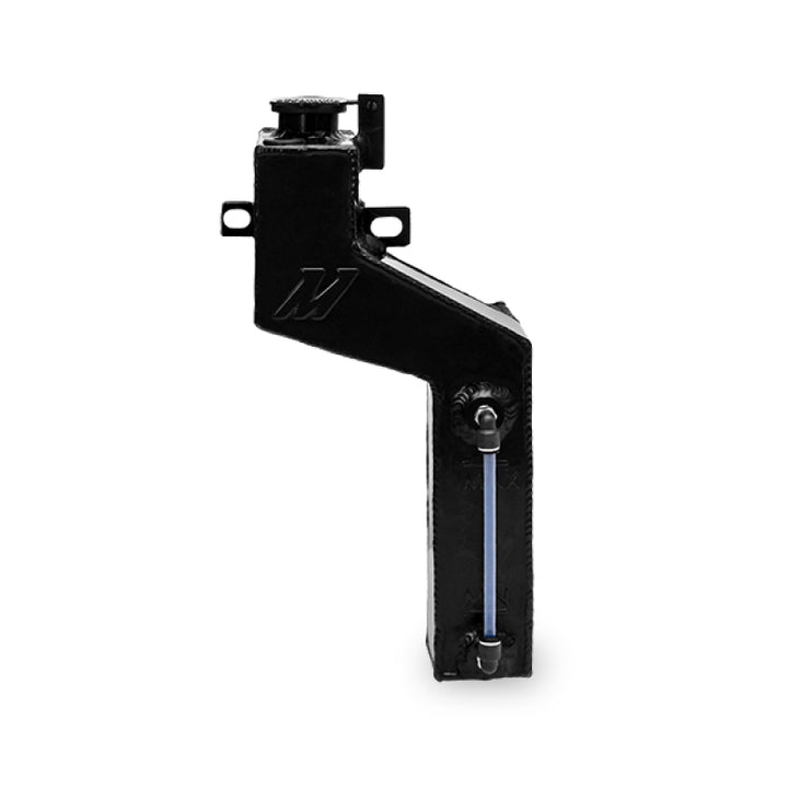 Mishimoto 13+ Subaru BRZ / Scion FRS / Toyota GT86 Aluminum Overflow Tank - Black - Bull Strap