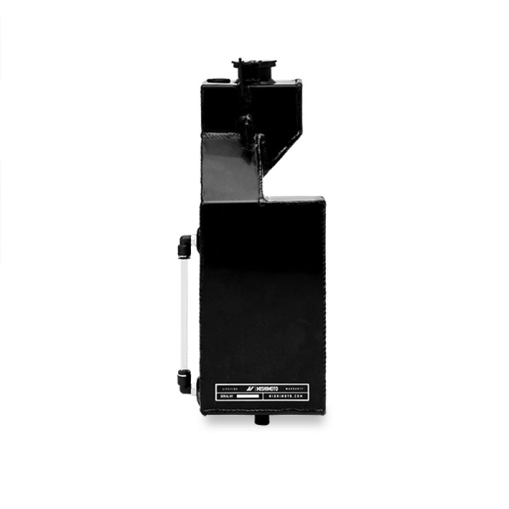 Mishimoto 13+ Subaru BRZ / Scion FRS / Toyota GT86 Aluminum Overflow Tank - Black - Bull Strap