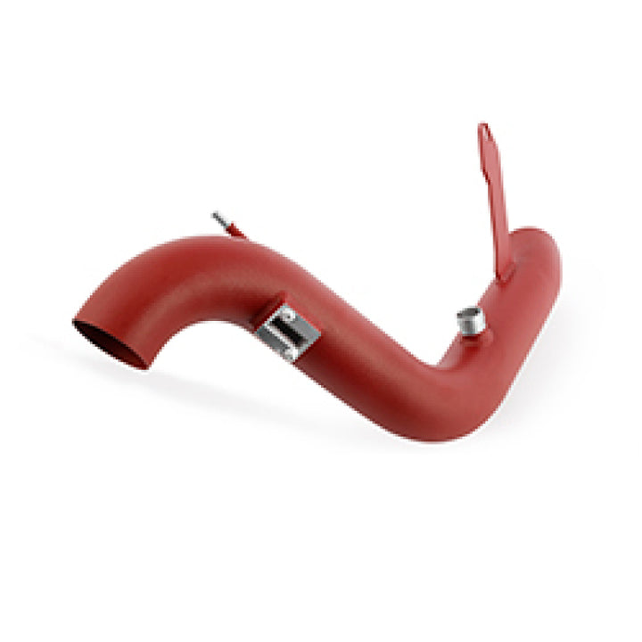 Mishimoto 14-15 Ford Fiesta ST 1.6L Performance Air Intake Kit - Wrinkle Red - Bull Strap