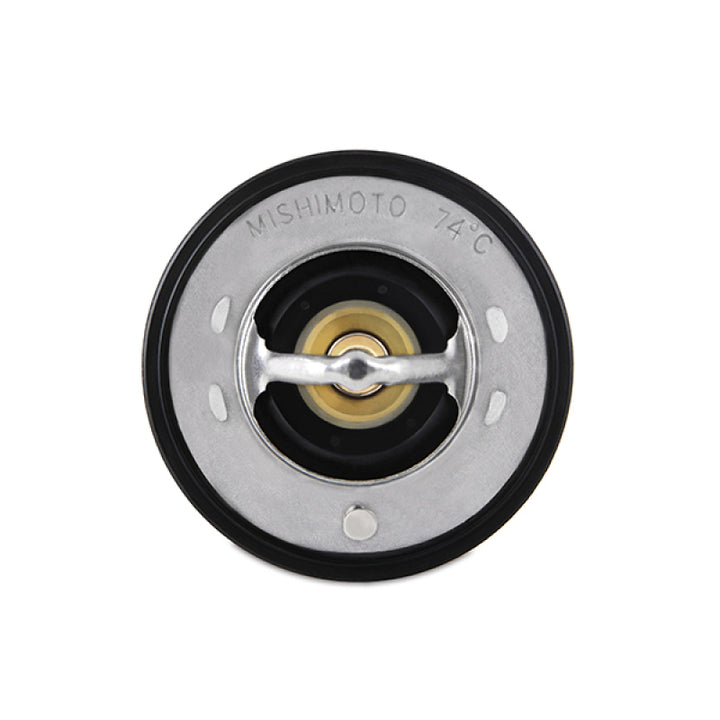 Mishimoto 14-15 Subaru WRX / Forester 68 Degree Celsius Racing Thermostat - Bull Strap