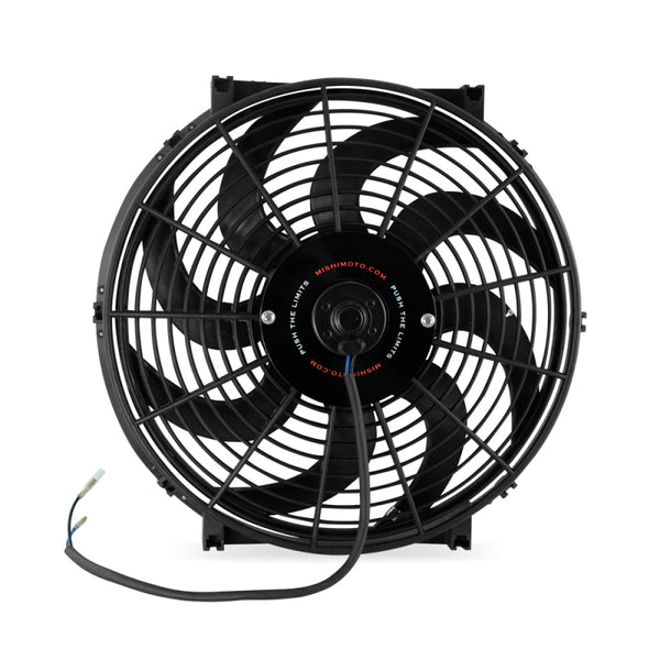 Mishimoto 14 Inch Curved Blade Electrical Fan - Bull Strap